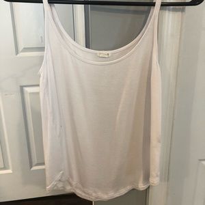 White spaghetti strap tank top